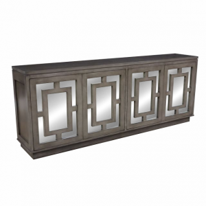 Custom Buffet with Mirror Doors
