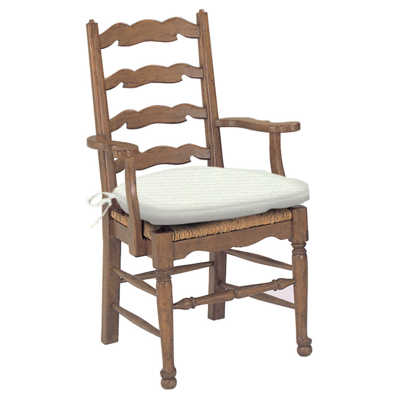 Country English Rush Seat Arm Chair