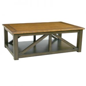 Custom Montage Cocktail Table w/ Shelf