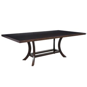 Custom Veranda Dining Table with Open Shelf