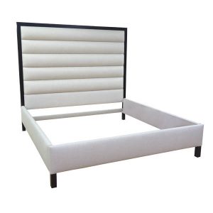 Custom Beverly Bed with Plain Frame