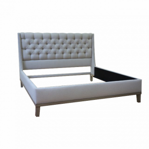 Custom Veranda Upholstered Tufted Bed