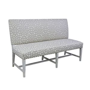 Custom Banquette with Tapered Legs