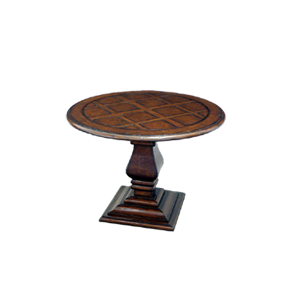 Pedestal End Table