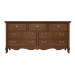 Chateau seven drawer dresser solid wood bedroom storage