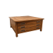 solid wood map table with drawers handcrafted hardwood table