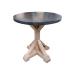 Montage round bistro table 36 inch solid wood pedestal base