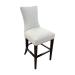 upholstered bar stool bar height modern fabric seat wood legs