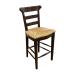 rush seat dining chair traditional hardwood