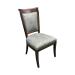 Veranda upholstered side chair traditional wood dining chair