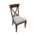 Equs dining chair upholstered seat traditional wood frame