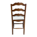 Ladderback Upholstered Seat Barstool (Counter Height) Back