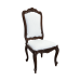 Renaissance side chair French style carved wood dining chair